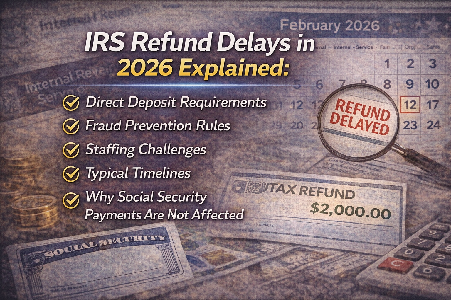 IRS Refund Delays