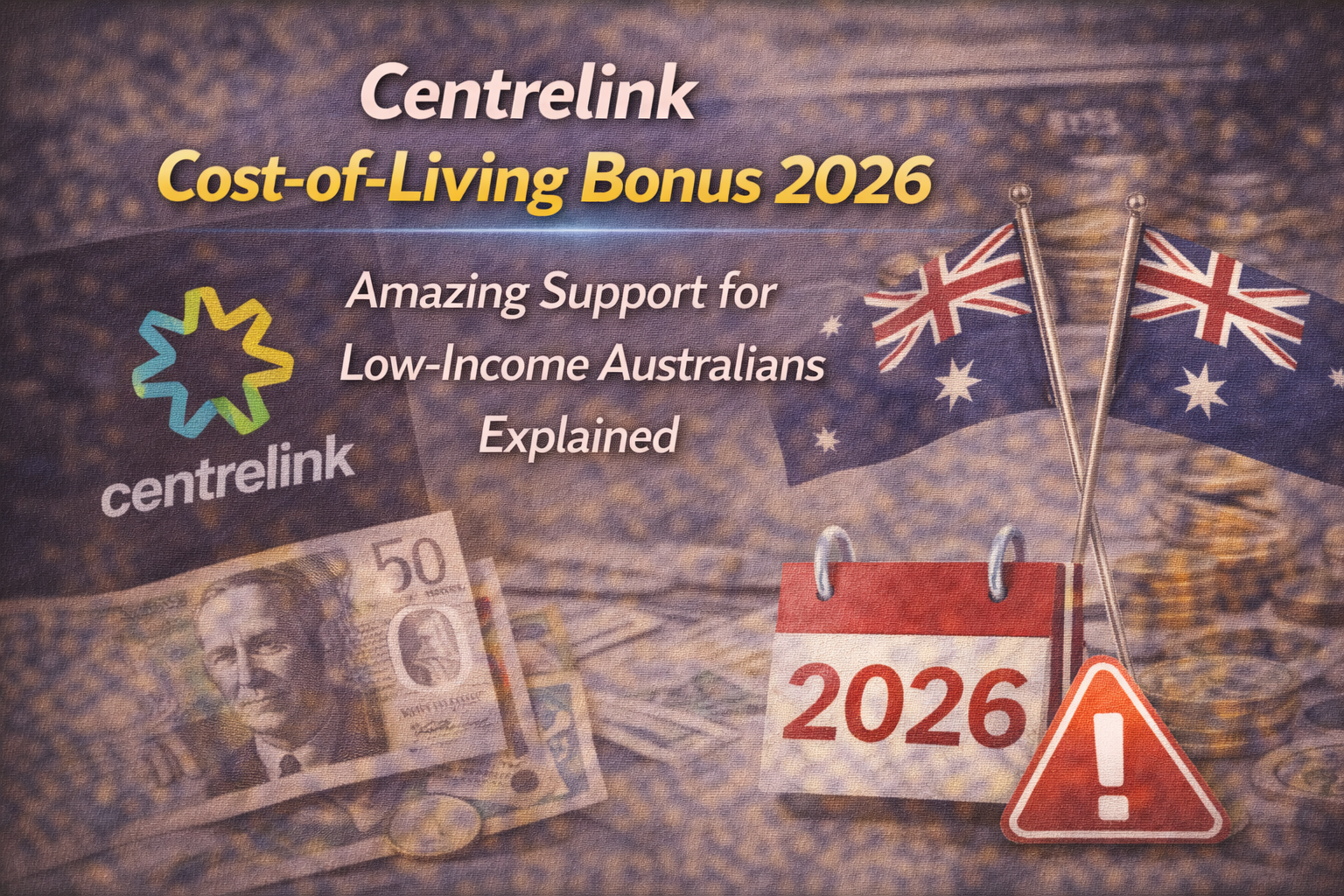 Centrelink Cost-of-Living Bonus 2026 Amazing Support for Low-Income Australians Explained
