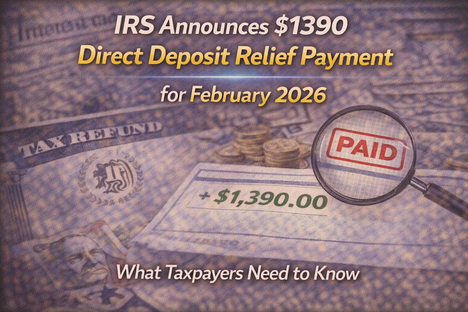 Direct Depost Relief