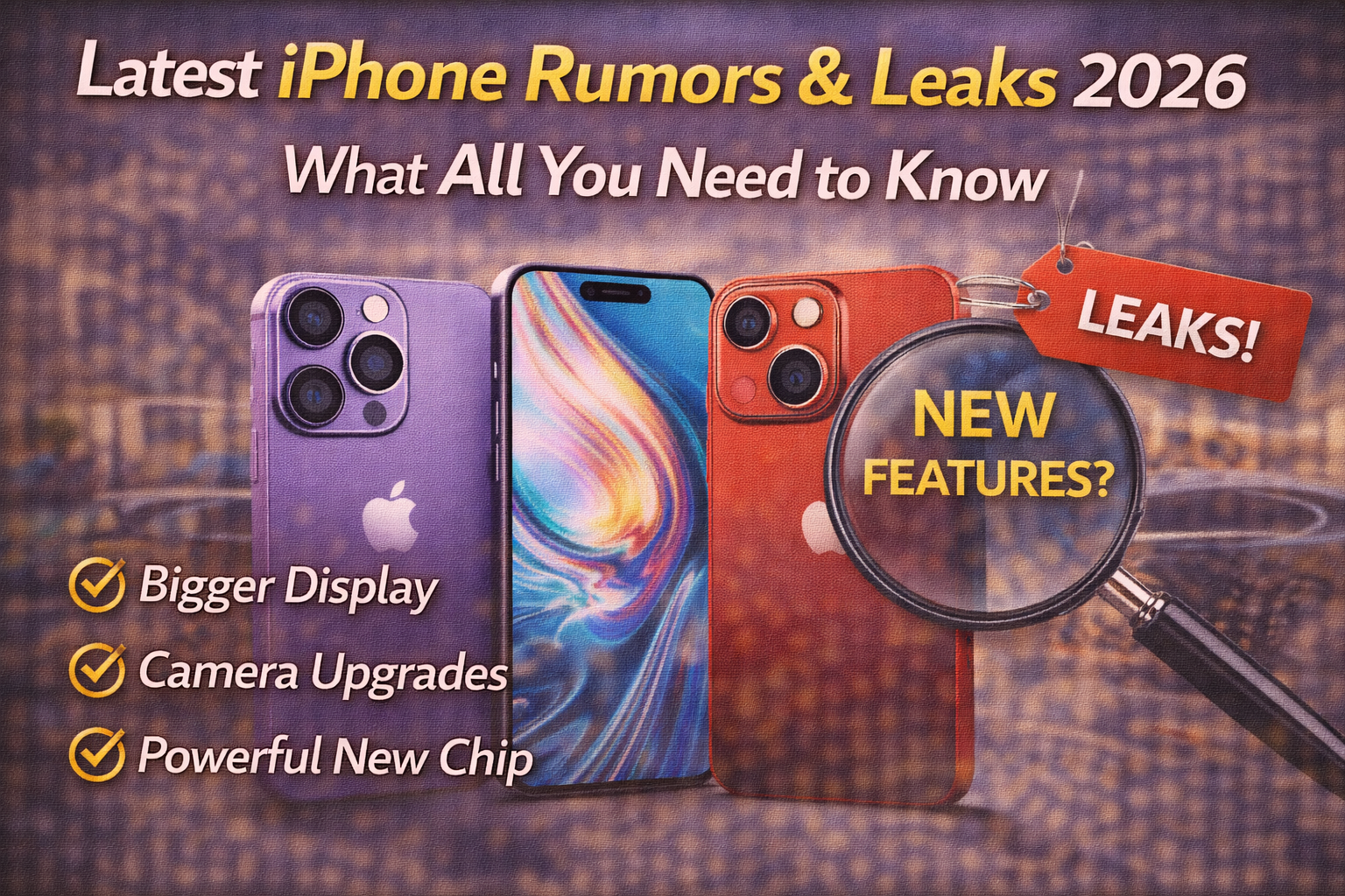 iPhone Rumors & Leaks