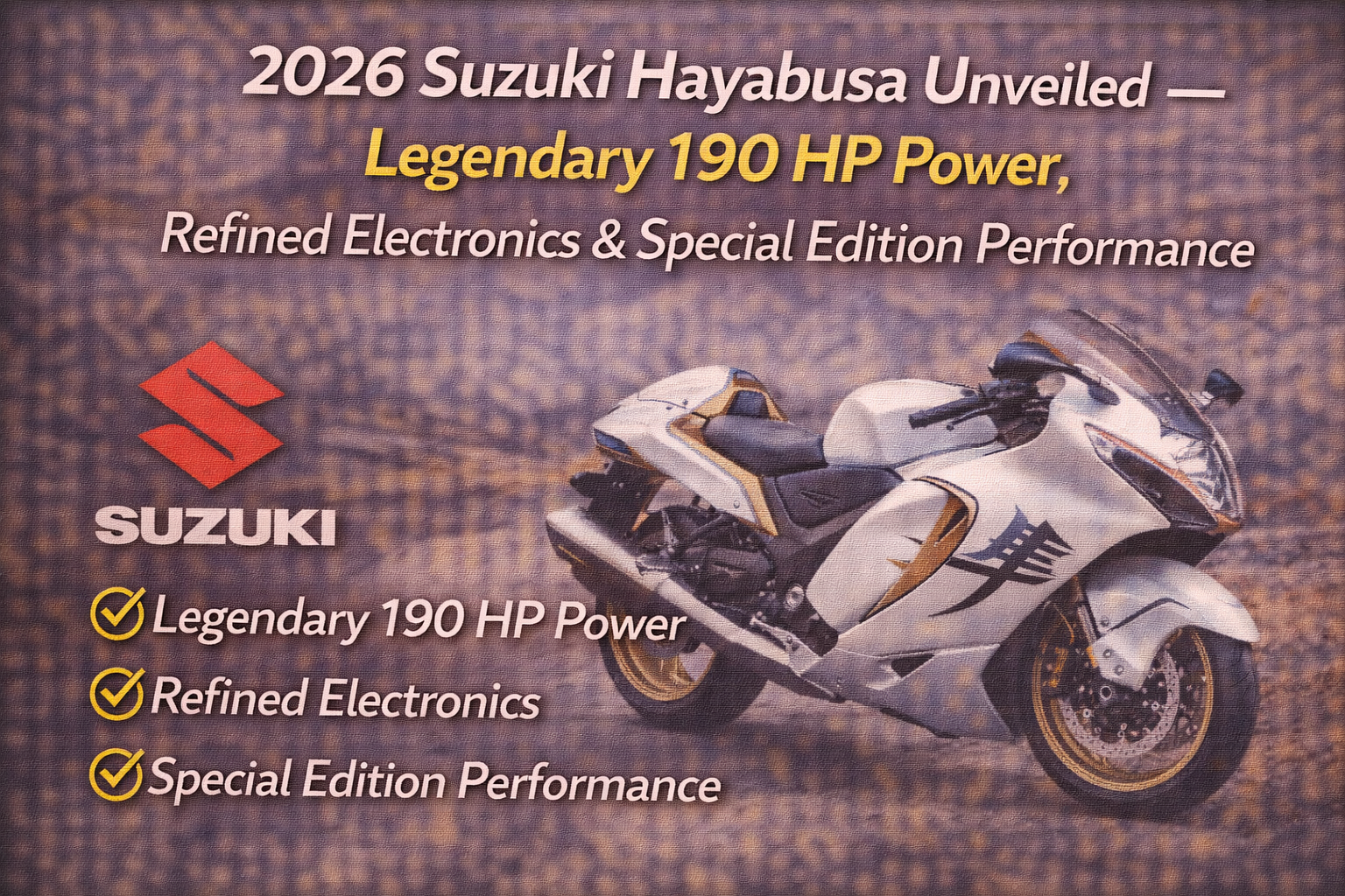 2026 Suzuki Hayabusa