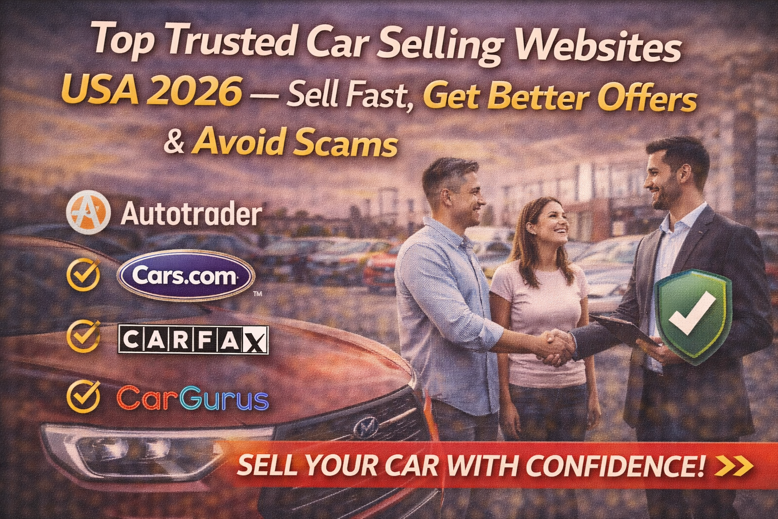 Top Trusted Car Selling Websites USA 2026
